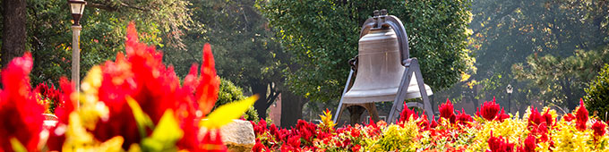 Old Main Bell on spring